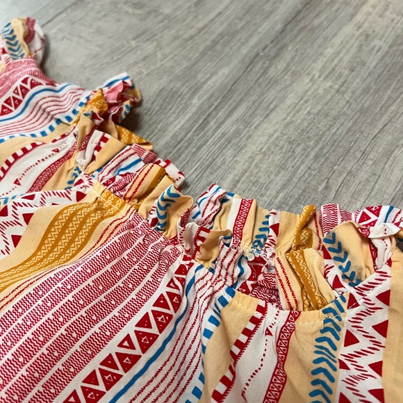 High-Neck Ruffle Top - Picture 2 of 5